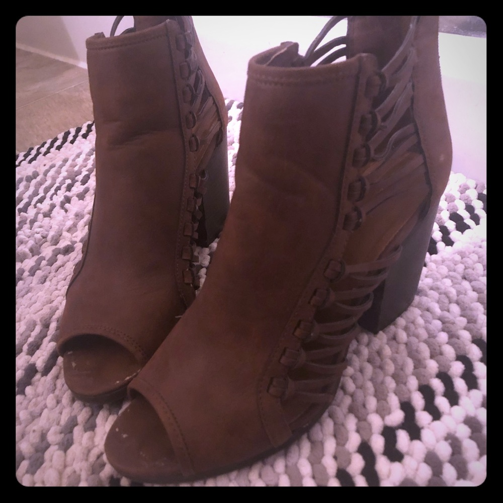 Brown booties